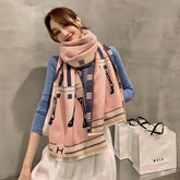 Retro Warm Imitated Cashmere Scarf